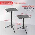 Adjustable PYLE-PRO DJ Laptop and Projector Stand