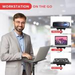 Adjustable Laptop and Projector Tripod Stand