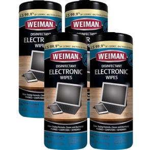 Weiman Electronic Screen Cleaner Wipes - 4 Pack