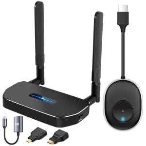 Wireless HDMI Transmitter and Receiver 4K Kit