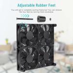 Qirssyn Laptop Cooling Pad with 4 Fans