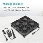 Qirssyn Laptop Cooling Pad with 4 Fans