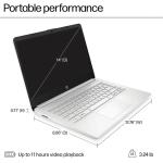 HP 14 Portable Laptop for Students and Business