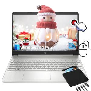 HP 15.6" Touchscreen Laptop with Office & Windows 11