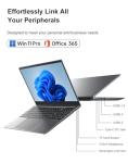 15.6" Blueing Laptop with Intel Quad-Core, 16GB RAM