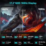 Thunderobot Storm 17 Gaming Laptop with RGB Keyboard