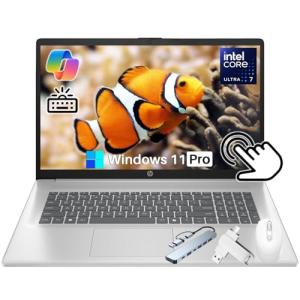 HP 17" Touchscreen Laptop with Backlit Keyboard