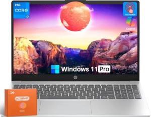 HP 15.6" Touchscreen Business Laptop with Office Pro