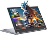 DUNHOO 15.6" Touchscreen Gaming Laptop with Ryzen 3