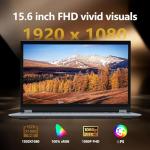 DUNHOO 15.6" Touchscreen Gaming Laptop with Ryzen 3