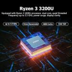 15.6" 2-in-1 Touchscreen Laptop with Ryzen R3