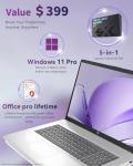 HP 17" Laptop with Lifetime Office, Ryzen 5