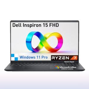 Dell Inspiron 15.6" Ryzen 7 Laptop with 40GB RAM
