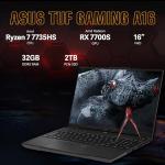 ASUS TUF A16 Gaming Laptop with 2TB SSD