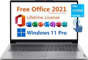 Lenovo 15.6" Touchscreen Laptop with Office 2021