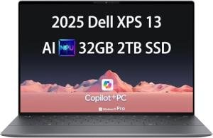 Dell XPS 13 Laptop with AI, 32GB RAM, 2TB SSD