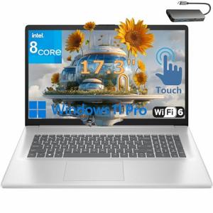 HP 17" Touchscreen Laptop for Home and Work