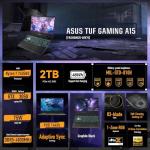 ASUS TUF A15 Gaming Laptop with Radiator Bundle
