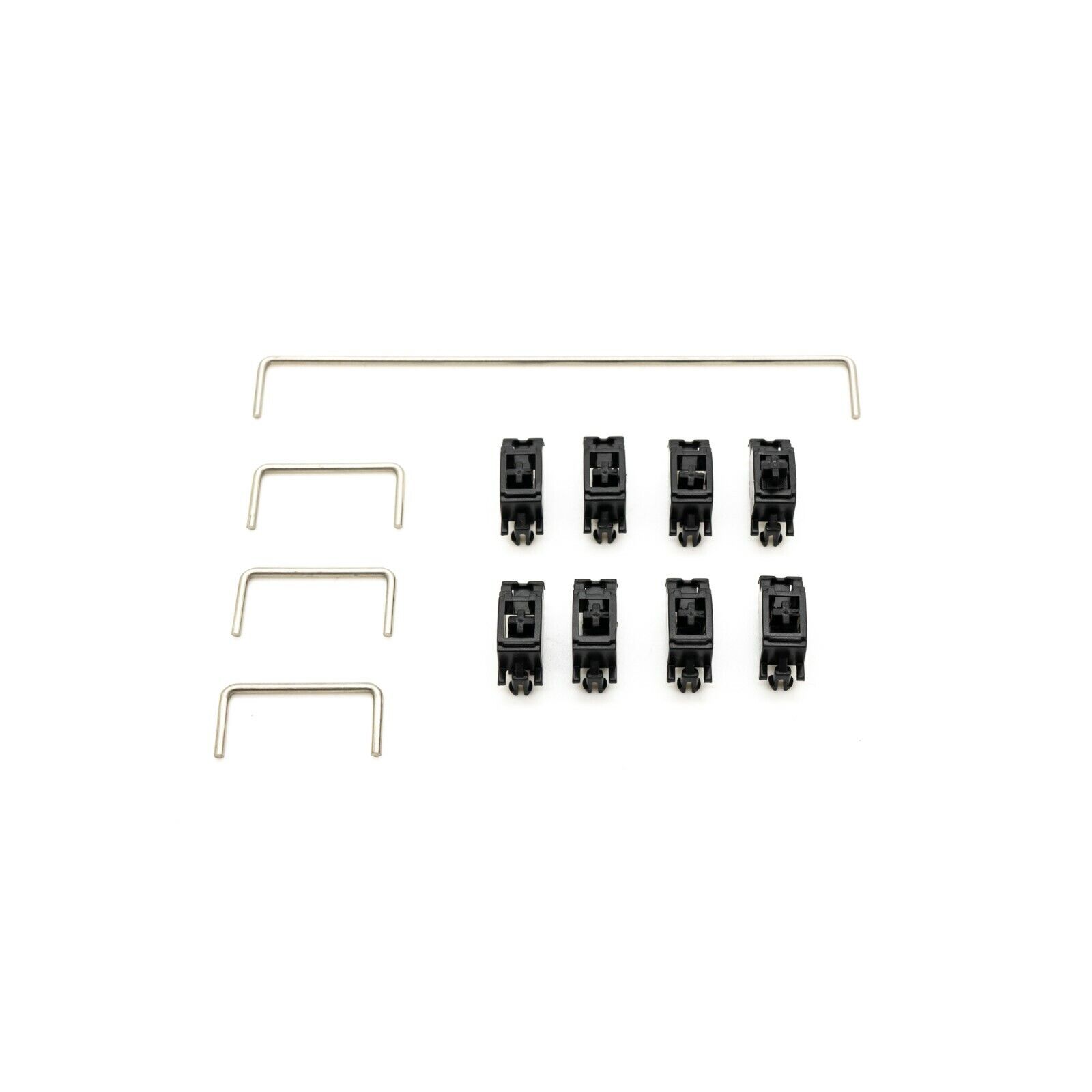 Black Clip-in Stabilizers for Mechanical Keyboards