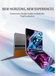 Ruchonin 2-in-1 Dual Screen Touch Laptop - Orange