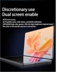 Ruchonin 2-in-1 Dual Screen Touch Laptop - Orange