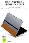 Ruchonin 2-in-1 Dual Screen Touch Laptop - Orange
