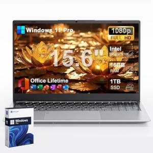 2025 15.6" FHD Laptop with Windows 11 Pro