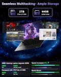 NIMO 17.3" Light Gaming Laptop with Ryzen 7