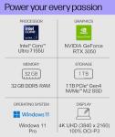 HP Envy 17 4K Laptop with RTX 3050