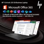 HP 15.6" Business Laptop with Office 365 and 64GB RAM