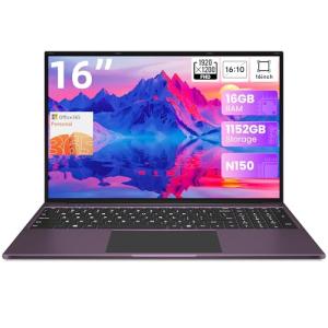 Jumper 16" Laptop with 16GB RAM and 1TB SSD