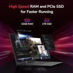 NIMO 15.6" FHD Gaming Laptop, Ryzen 7, 32GB RAM