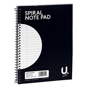 iTrend A4 Lined Spiral Notebook - 80 Pages