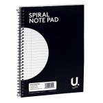 iTrend A4 Lined Spiral Notebook - 80 Pages