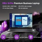 Dell Pro16 Business Laptop with 16” IPS Display