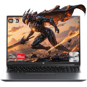KAIGERR Gaming Laptop with Ryzen 7 and 16GB RAM