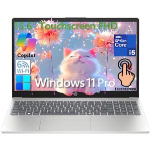 HP 15.6" Touchscreen Laptop for Home and School