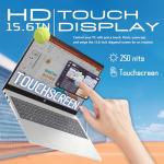HP 15.6” Touchscreen Laptop for Work and School