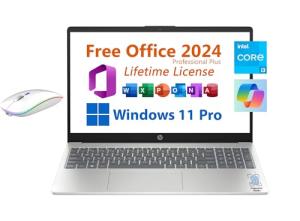 HP 15.6" Laptop with Office 2024 License