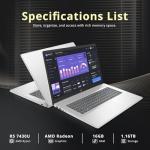 HP 17.3" FHD Laptop with Office 2024 License