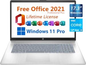 HP 17.3" Business Laptop with Office 2021 License