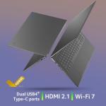 Acer Aspire 16 AI Copilot+ PC | 16" WUXGA 120Hz Multi-Touch Display | Snapdragon X X1-26-100 | NPU: 45 Tops - GPU: Up to 1.7 TFLOPs | 16GB LPDDR5X | 512GB PCIe Gen 4 SSD | Wi-Fi 7 | A16-11MT-X669