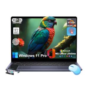 Dell Inspiron-14 2-in-1 Touchscreen Laptop - w/Office Lifetime • 14-inch FHD+ IPS Display • AMD Ryzen 5 8640HS • Backlit KB • Fingerprint • Win 11 Pro & External DVD Drive (32GB DDR5 RAM | 1TB SSD)