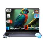 Dell Inspiron-14 2-in-1 Touchscreen Laptop - w/Office Lifetime • 14-inch FHD+ IPS Display • AMD Ryzen 5 8640HS • Backlit KB • Fingerprint • Win 11 Pro & External DVD Drive (32GB DDR5 RAM | 1TB SSD)