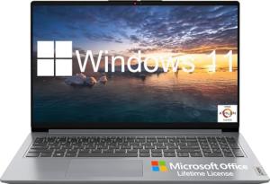 Lenovo Ideapad 1 15 inch Laptop Computer, HD 15.6 Laptop Microsoft Office Included Lifetime, Thin Lightweight Laptop College Students,20GB RAM 512GB SSD,Windows 11 Laptop Notebook PC,10-Key Number Pad