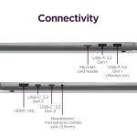 IdeaPad 5 2-in-1-2024 - Professional Laptop - Fingerprint Sensor - 16" WUXGA IPS Display - 16GB Memory - 512GB SSD Storage - AMD Ryzen™ 7 8845HS - Windows 11 Home -Luna Grey