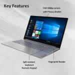 Lenovo ThinkBook 15 Gen 4 Business Laptop (15.6" FHD Anti-Glare, Intel 10-Core i7-1255U, 16GB RAM, 512GB SSD), 1080p Webcam, Fingerprint, Thunderbolt 4, Ethernet, Wi-Fi 6, Win 11 Pro w/Copilot, Grey