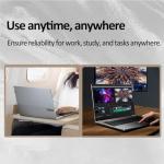 Lenovo ThinkBook 15 Gen 4 Business Laptop (15.6" FHD Anti-Glare, Intel 10-Core i7-1255U, 16GB RAM, 512GB SSD), 1080p Webcam, Fingerprint, Thunderbolt 4, Ethernet, Wi-Fi 6, Win 11 Pro w/Copilot, Grey