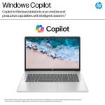 HP Business Laptop Computer, 17.3" FHD IPS LED Laptop 32GB RAM 1TB SSD, AMD Ryzen 5 7430U, Windows 11 Pro Laptop with Microsoft Office Lifetime License, Numeric Keypad, SageNova Earphones, Silver