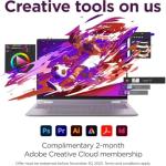 Lenovo Yoga 7i 2-in-1 16" 2K Touchscreen Laptop AI Copilot + PC, Intel Core Ultra 5, 16GB LPDDR5X, 512GB SSD + 1TB Portable SSD, 1-Year of Microsoft 365 Office + Stylus Pen, WiFi 7, HDMI, Win 11 Home